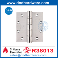 UL ระบุว่ามีไฟไหม้ความหนา 4.6 มม. บานพับประตูหนักบานพับ DDSS008-FR-5X4.5x4.6