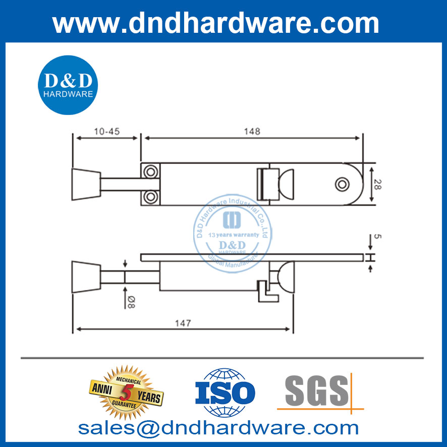 สปริงสปริงสปริงที่ทำประตูได้ที่ประตู DDDS034