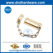 ทองเหลืองขัดเงาโซ่ล็อคประตูทองเหลืองสำหรับประตูและหน้าต่าง DDDG005