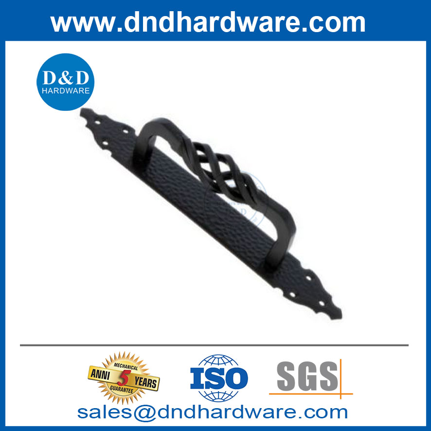 มือจับประตูยุ้งฉางเหล็กคาร์บอนที่จับคุณภาพสูงสำหรับประตูโรงนา Set-DDBD093