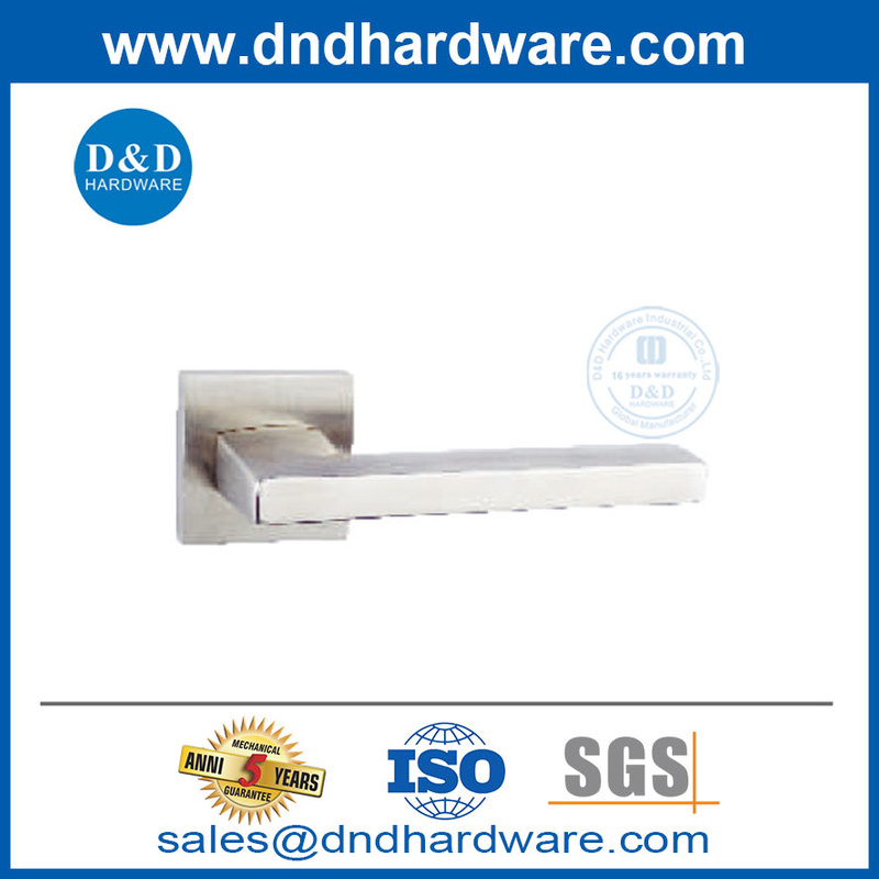 มือจับประตูเชิงพาณิชย์สแตนเลสสตีลคันโยกประตูภายในมือจับ DDSH054