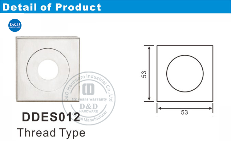 Rosette quadrado