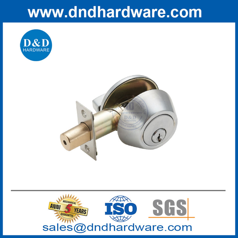 ประตูภายนอกล็อค ANSI กระบอกเดี่ยว Deadbolt-DDLK027