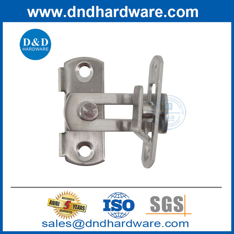 CRANK Type Hotel Home Security Door Guard Lock ในสแตนเลสวัสดุ DDDG015