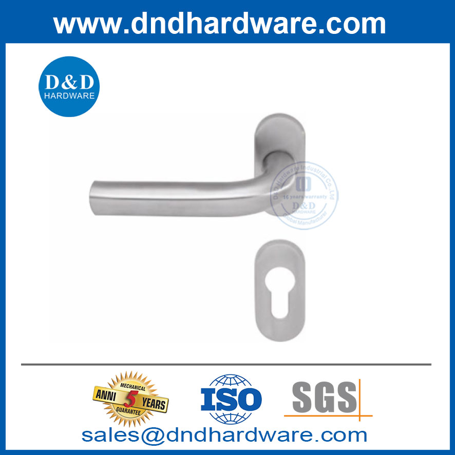สแตนเลสสตีล 304 ท่อที่จับแผ่นแผงแคบสำหรับอลูมิเนียมประตู DDNH002