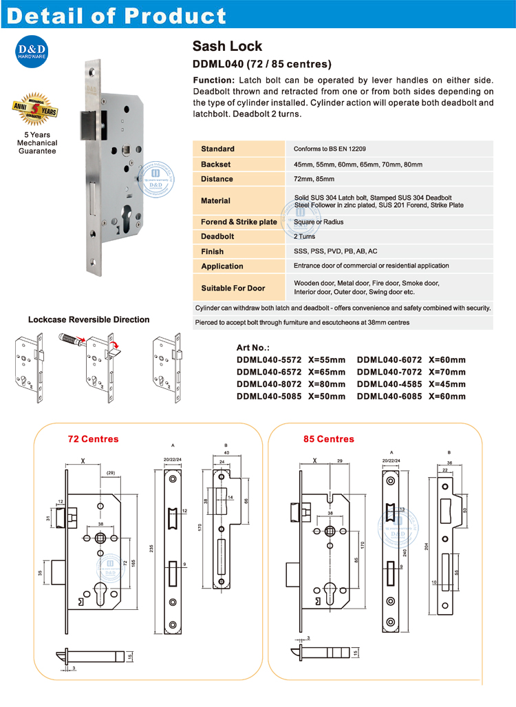 Lock para fajas de acero inoxidable