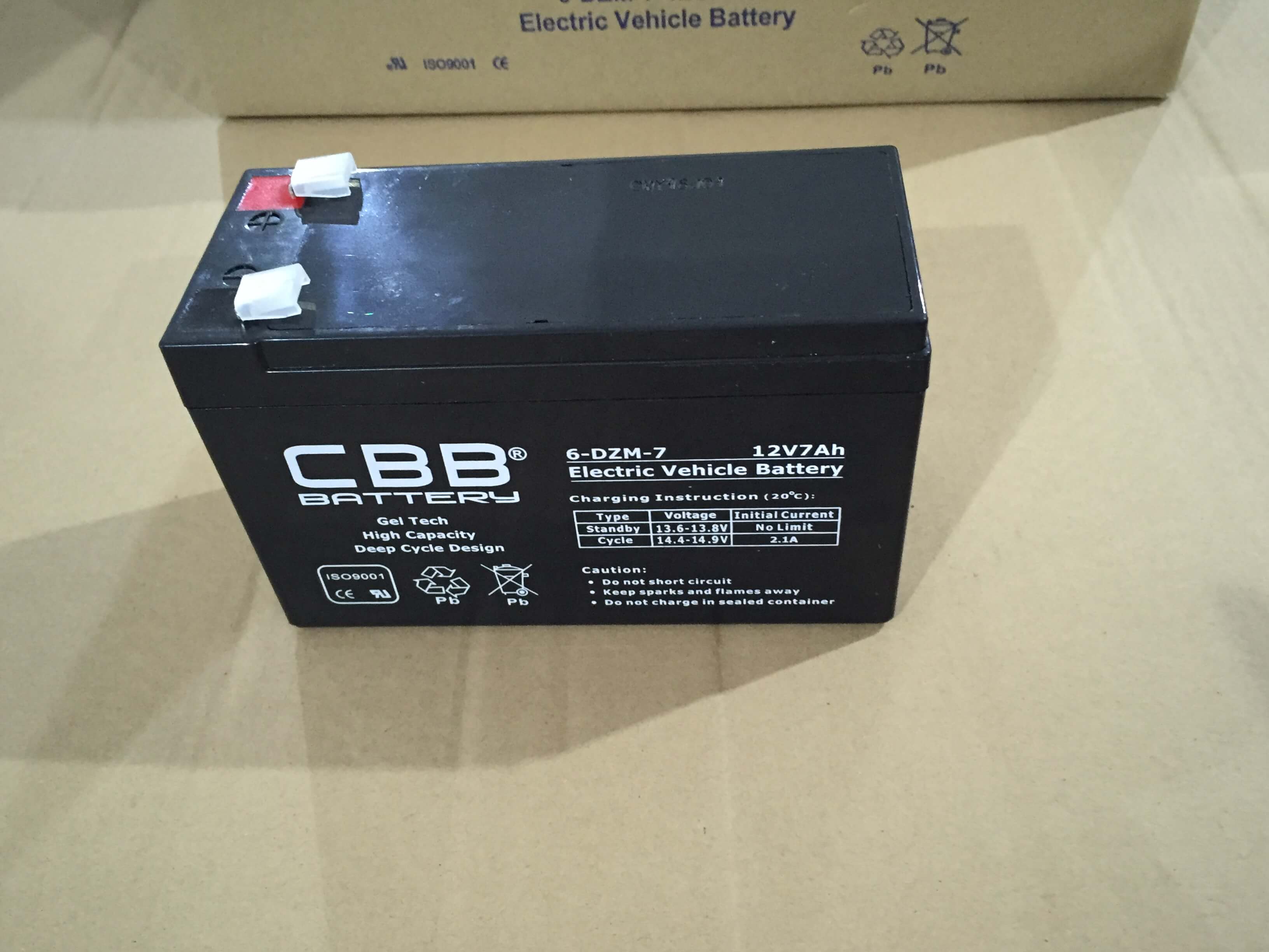 CBB® 6-DZM-7 Electric Bike/Scooter Battery 