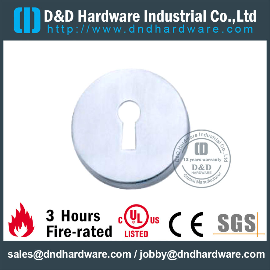 Aço inoxidável 316 maçaneta de chave chave Escutcheon-D & D Hardware