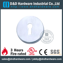 Aço inoxidável 316 maçaneta da porta chave Escutcheon para fogo-rated porta-DDES007