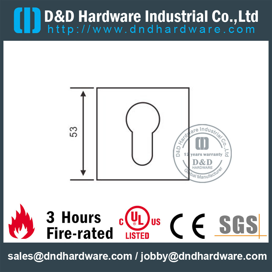 Square Escutcheon-D & D Hardware