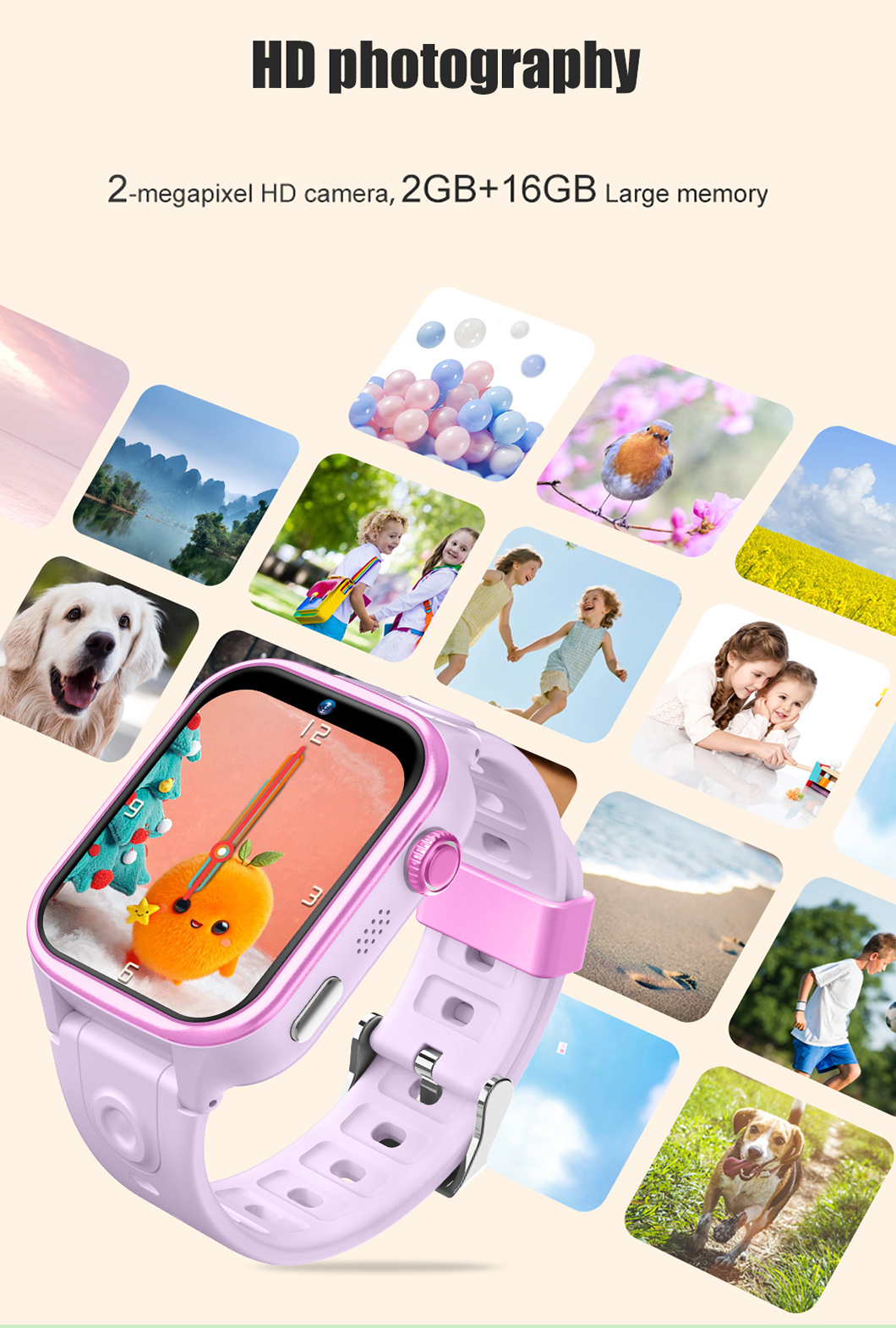 Reloj GPS inteligente 4G en tiempo real IP68 D40Pro