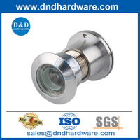 Visor de mirilla de puerta de aleación de zinc gran angular de 200 grados con cubierta-DDDV003