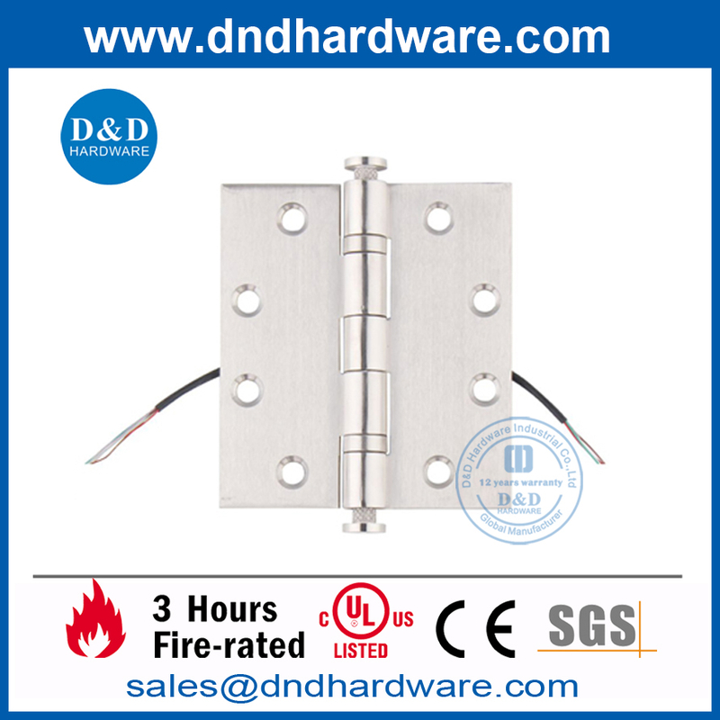 Dobradiça de transferência elétrica de aço inoxidável-DDTD001