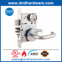 UL ANSI เกรด 1 SS304 Fire จัดอันดับประตูไม้ล็อค DDAL20 F20