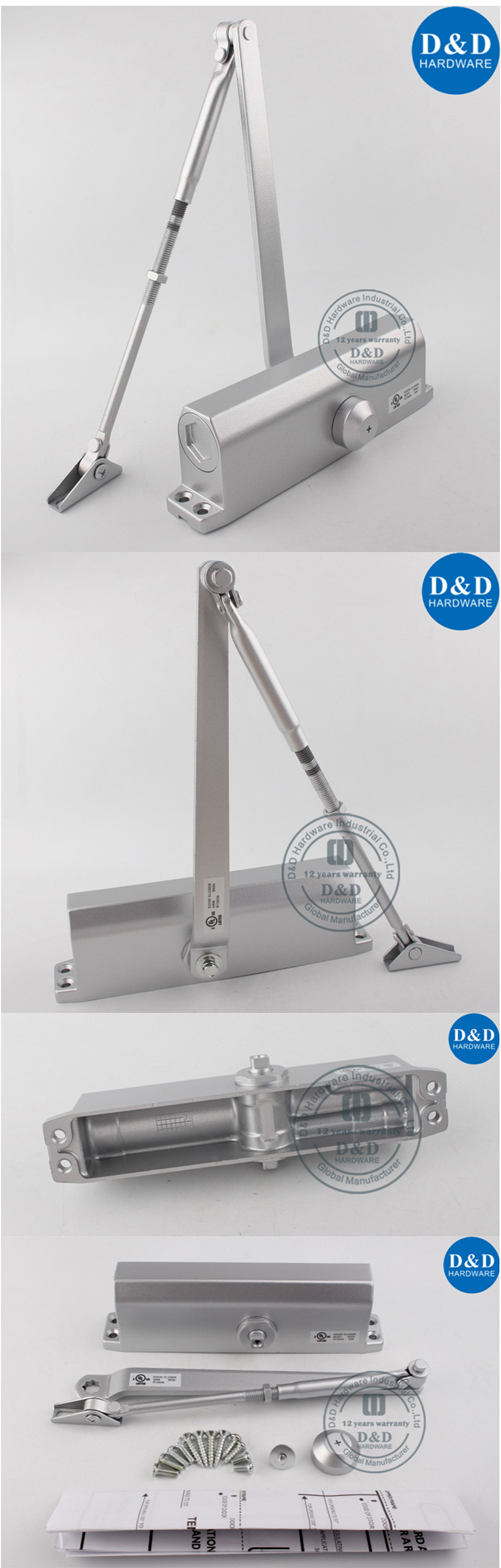 Puerta de primavera Closer-DDDC001-D & D Hardware