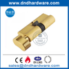 Cilindro Euro Lock de seguridad de latón satinado con giro de pulgar-DDLC007