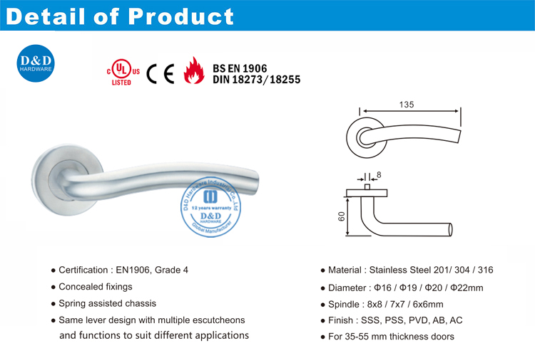Tuas Pintu Keamanan Handle-DDTH006