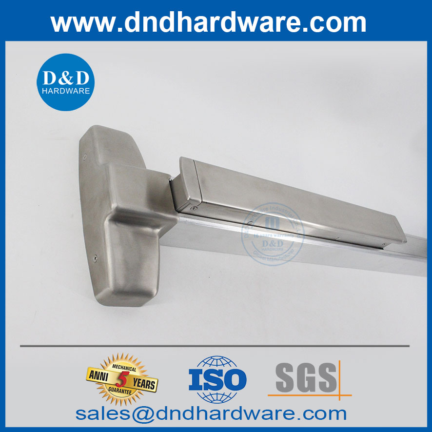 สแตนเลสสตีลและประตูอลูมิเนียมพร้อมฮาร์ดแวร์ตื่นตระหนกล็อค Panic Bar-DDPD302