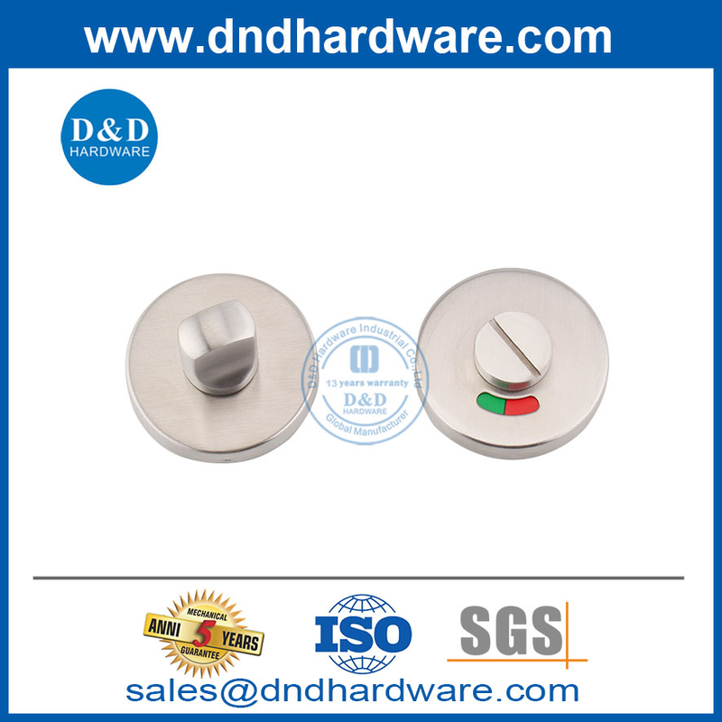 SS316 Thumbturn และปล่อยด้วยตัวบ่งชี้สีแดงและสีเขียว DDIK004
