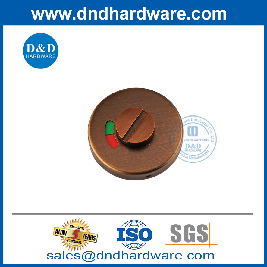 AISI 304 Thumbturn ทองเหลืองโบราณและปล่อยด้วยตัวบ่งชี้ DDIK002