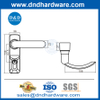 โลหะผสมโลหะผสม Chrome Nickel Escutcheon Lever สำหรับ Metal Wood Door-DDPD041