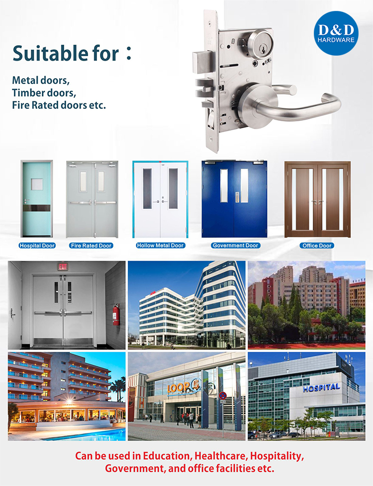 Ansi Mortise Door Lock
