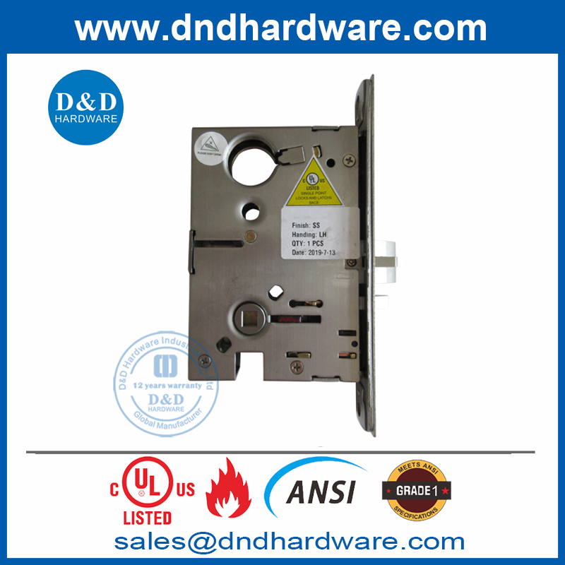 ANSI UL Fire จัดอันดับ SUS304 ประตูห้องนอนสำหรับ Storeroom-DDAL07 F07