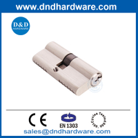  การออกแบบใหม่รับประกันคุณภาพประตูล็อคกระบอกทองเหลืองความปลอดภัย EN1303 Cylinder-DDLC003