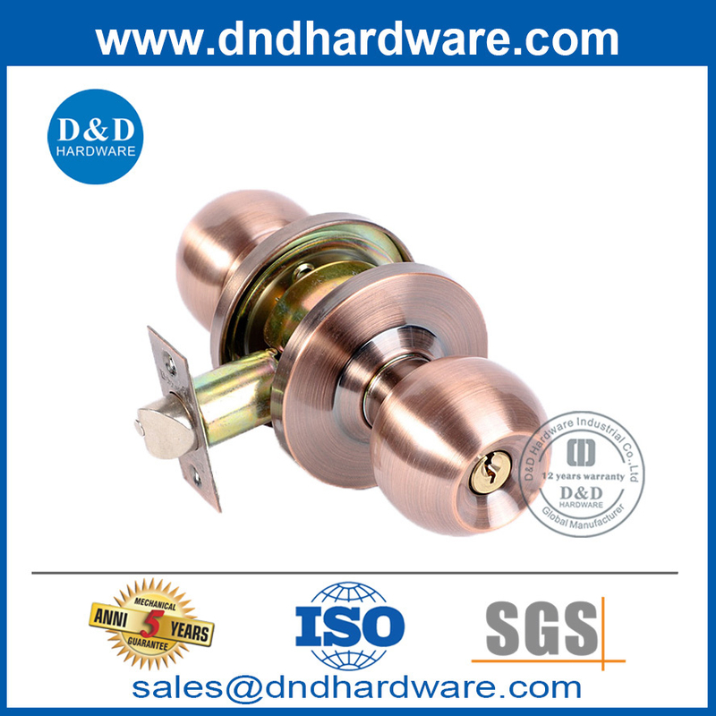 Alloy Alloy Alloy Antique Door Cylindrical Lock Set สำหรับ HealthCare-DDLK050
