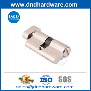 Cilindro de cilindro do euro 60mm Cilindro de banheiro de portas de latão seguro de 60 mm com Thumbturn-DDLC007