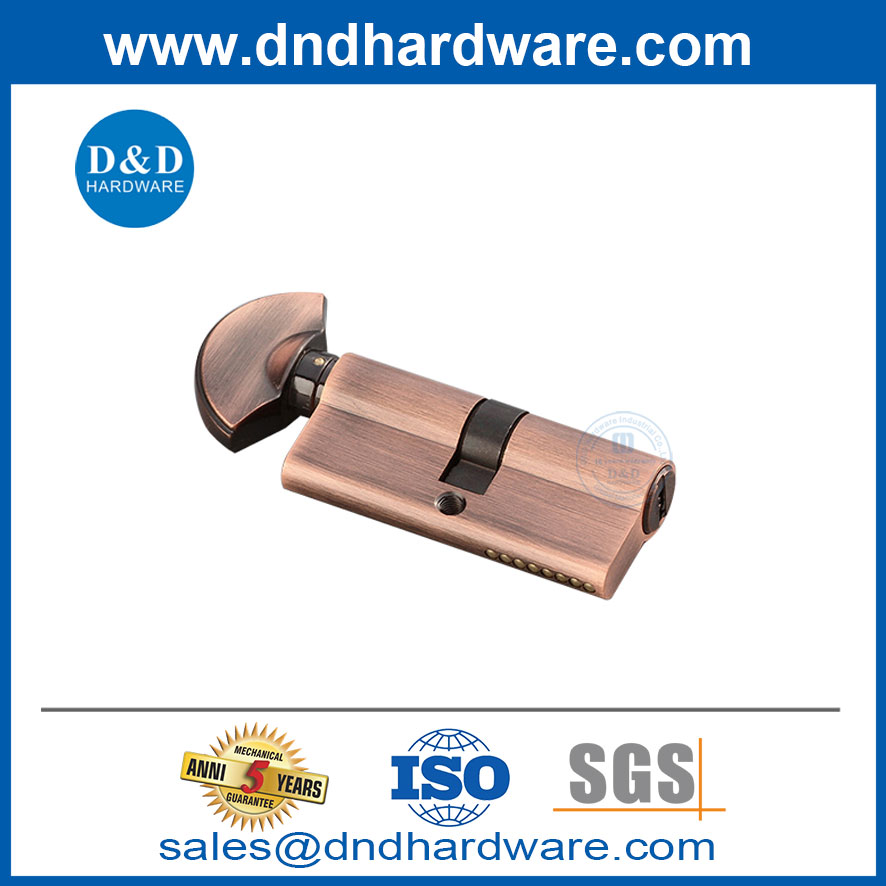 ซัพพลายเออร์ถังทองเหลือง SN Door Lock Cylinder พร้อมกระบอกสูบหลักและหลักคีย์ DDLC005