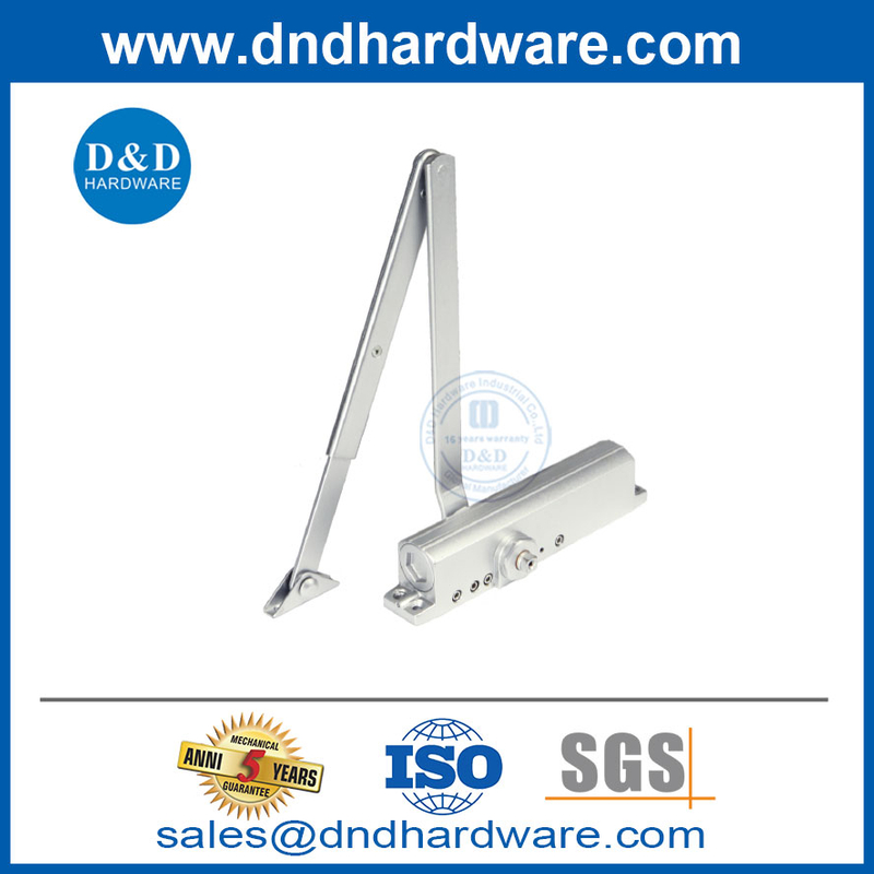 CE Standrd Door Hydraulic ใกล้อลูมิเนียมอัลลอยด์ประตูอัตโนมัติปิด DDDC046