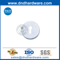53 มม. รอบยูโรรูกุญแจ Escutcheon ในสแตนเลสสตีล DDES007