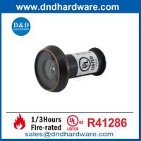 UL Fire จัดอันดับ Home Home 180 องศา Orb ประตูหน้า Peephole Eye Viewer-DDDV010