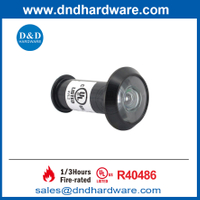 UL Brass Matte Black 180 องศาประตูสายลับ Hole Viewer-DDDV009