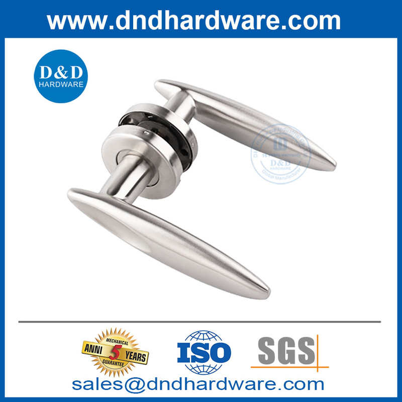 Round Rosette Stainless สตีลประตูด้านหน้ามือจับ DDSH020