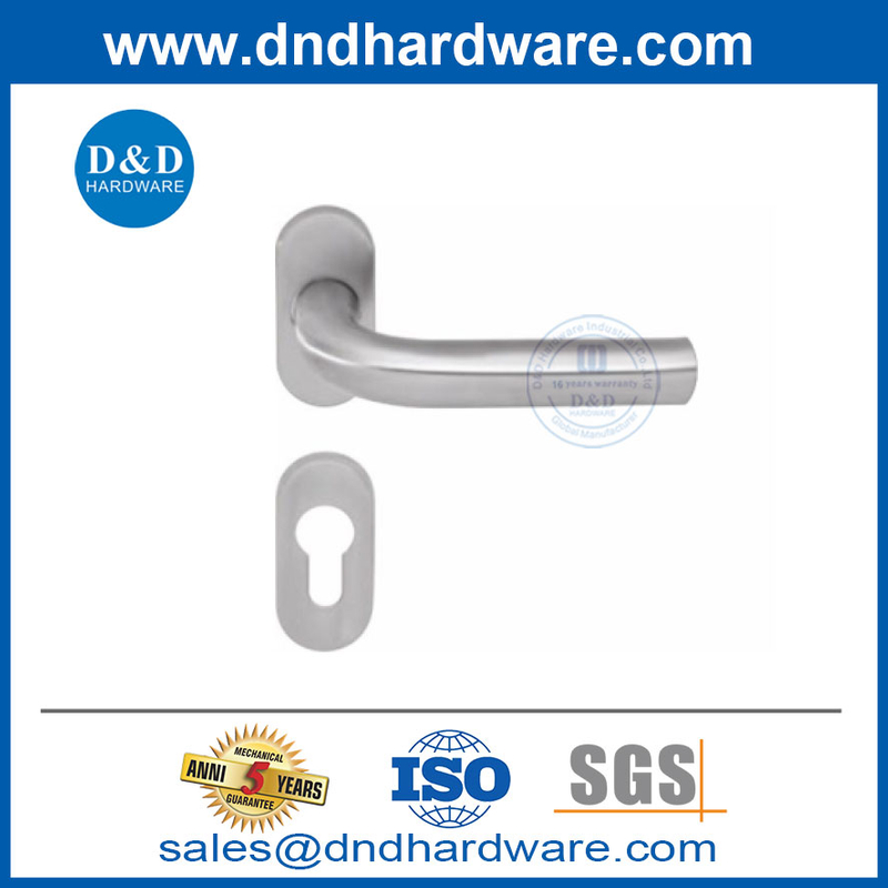 สแตนเลสสตีล 304 ท่อที่จับแผ่นแผงแคบสำหรับอลูมิเนียมประตู DDNH002