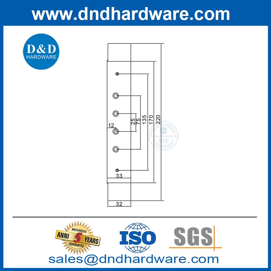 สแตนเลสสตีลบานพับซัพพลายเออร์อุปกรณ์แขวนประตูบานพับปรับได้ DDSS065