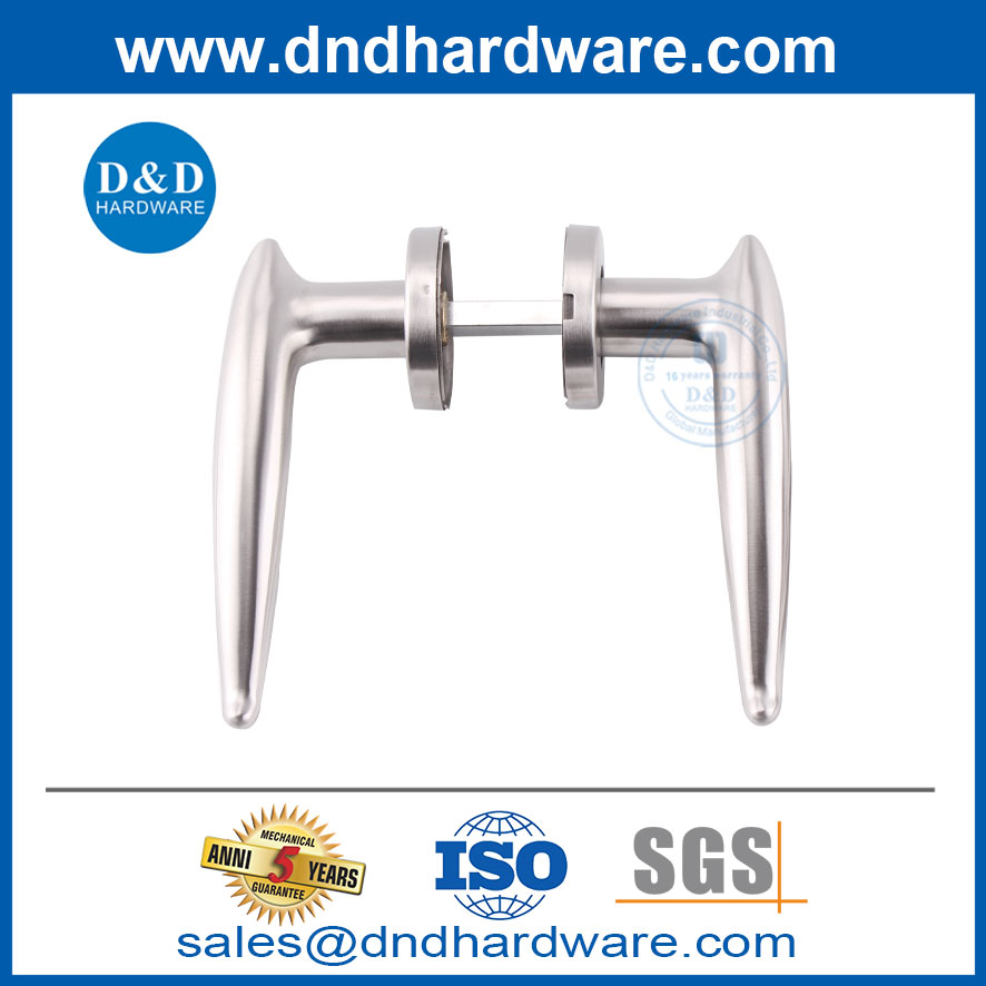 มือจับประตูร่วมสมัยสแตนเลสความเป็นส่วนตัว Passage Handles DDSH035