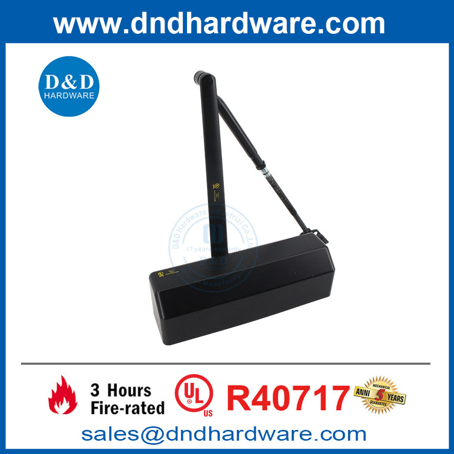 ความปลอดภัยอัตโนมัติ UL จดทะเบียนประตูแบล็กรูฟประตูใกล้ผู้ผลิต DDDC058