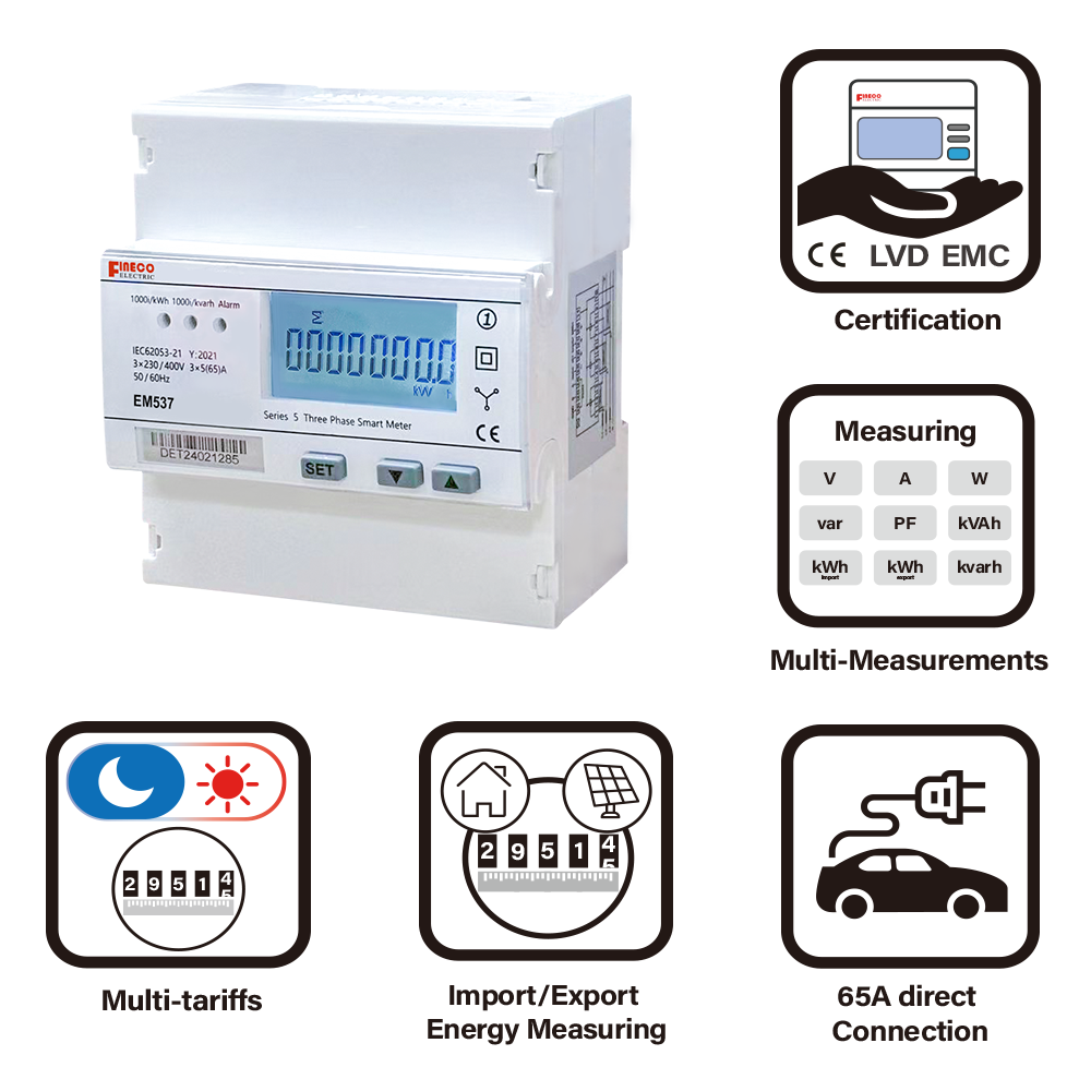 EM537三相~65A~Modbus~4费率