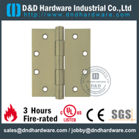 Dobradiça da junção lisa do bronze DDBH008-Solid para a porta do fogo-avaliado