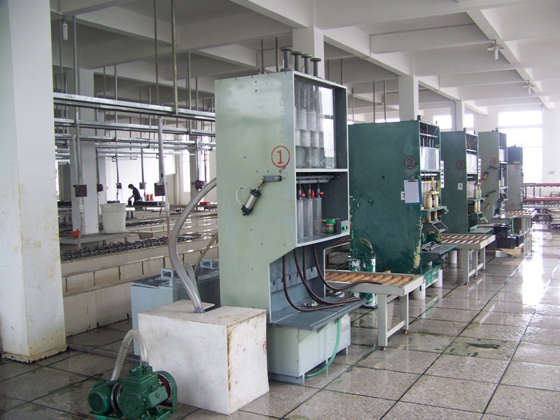 Acid Filling of Battery Production