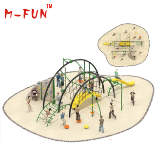 Rock climbing playground equipment