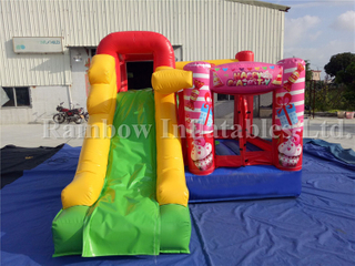  RB3061(3.6x3x2.5m) Inflatables Bouncer With Small Slide For Birthday Party