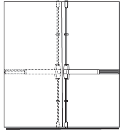 porta dupla egresso