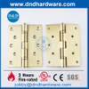 Bisagra de puerta de latón pulido 2BB con clasificación de fuego UL SS304-DDSS007-FR-5x4x3mm