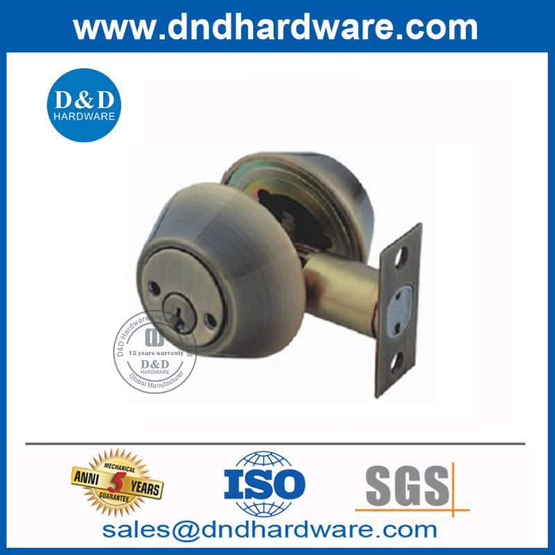 Fechadura de fechadura de cilindro duplo de aço inoxidável-DDLK007