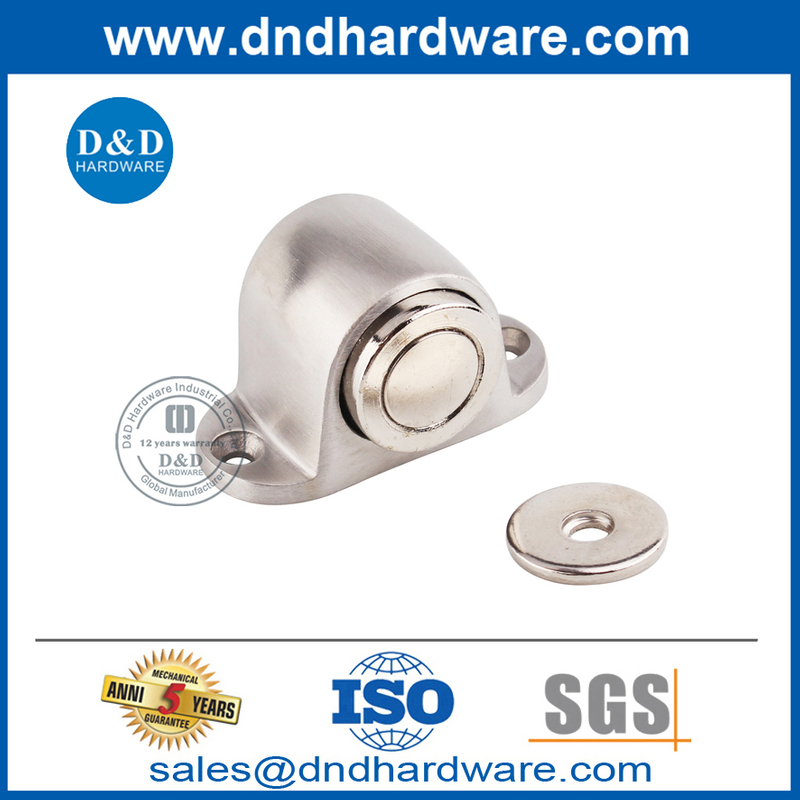 Dudukan Pintu Magnetik Lantai Stainless Steel untuk Pintu Prancis-DDDS031