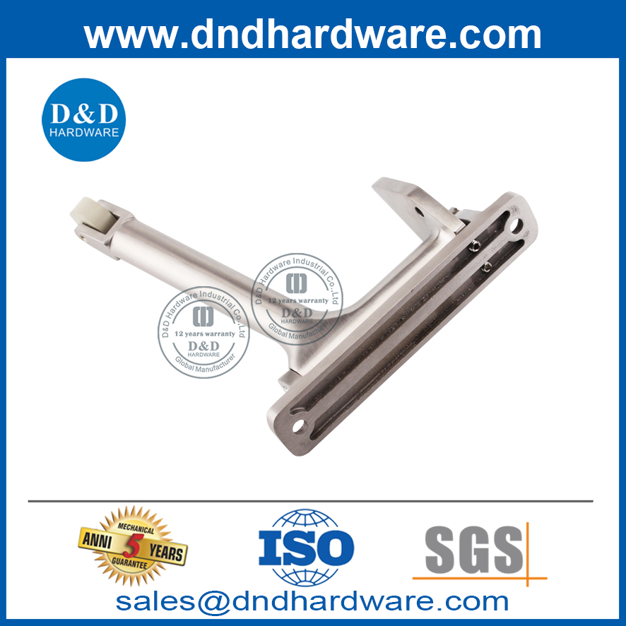 7 英寸不锈钢重型中空金属门选择器-DDDR001